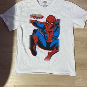Marvel White T-Shirt with Bold Graphic